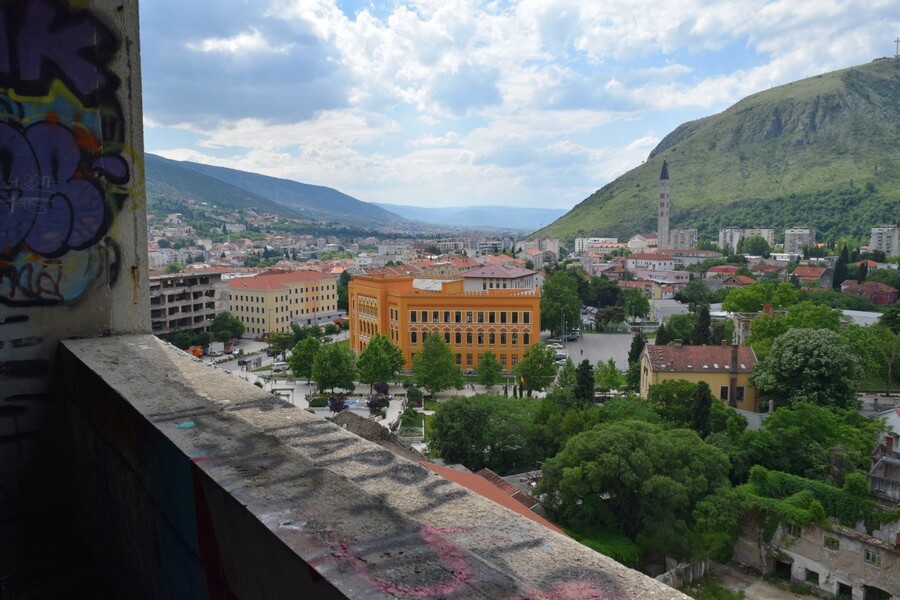 Sniper Tower Mostar Bosnia