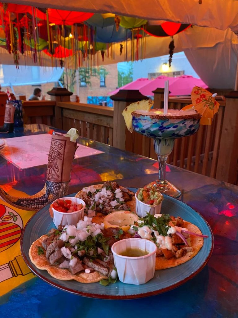 Tacos and Margarita, Patio Andaluz, Port Dalhousie