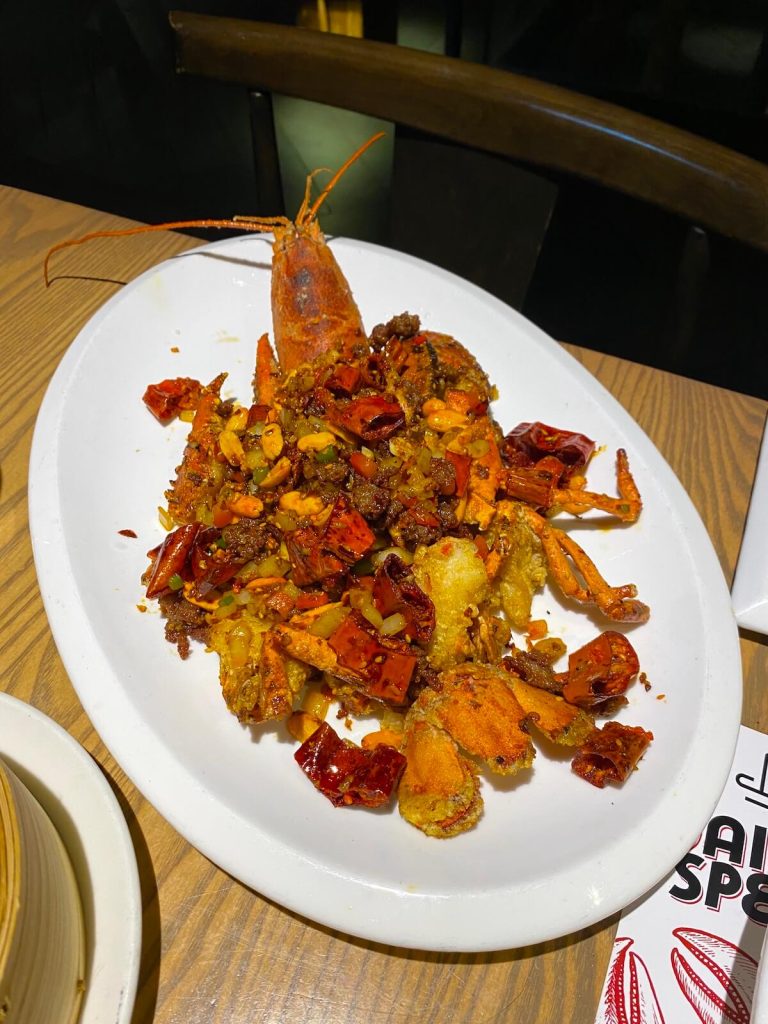 Hong Kong style lobster at Ma in St. Catharines, Ontario